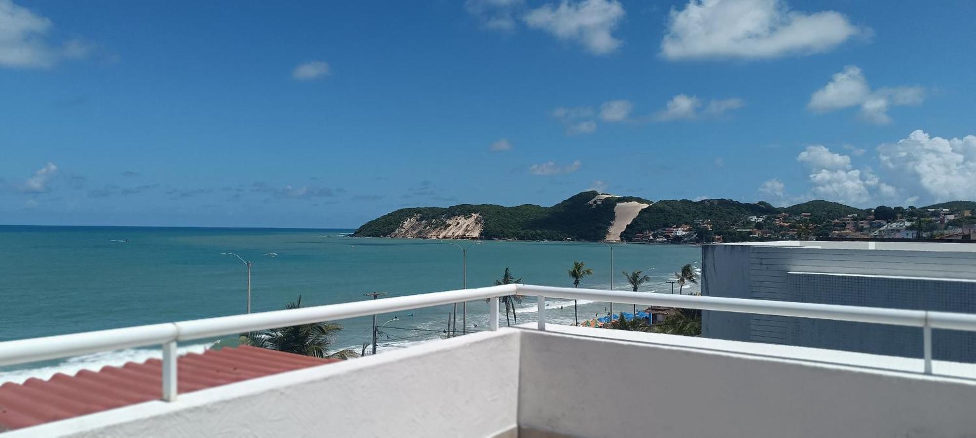 Edy Hospedagens Beira-Mar Flat 310 Com Vista Para O Morro Do Careca, Piscina E Localizacao Privilegiada Natal Luaran gambar