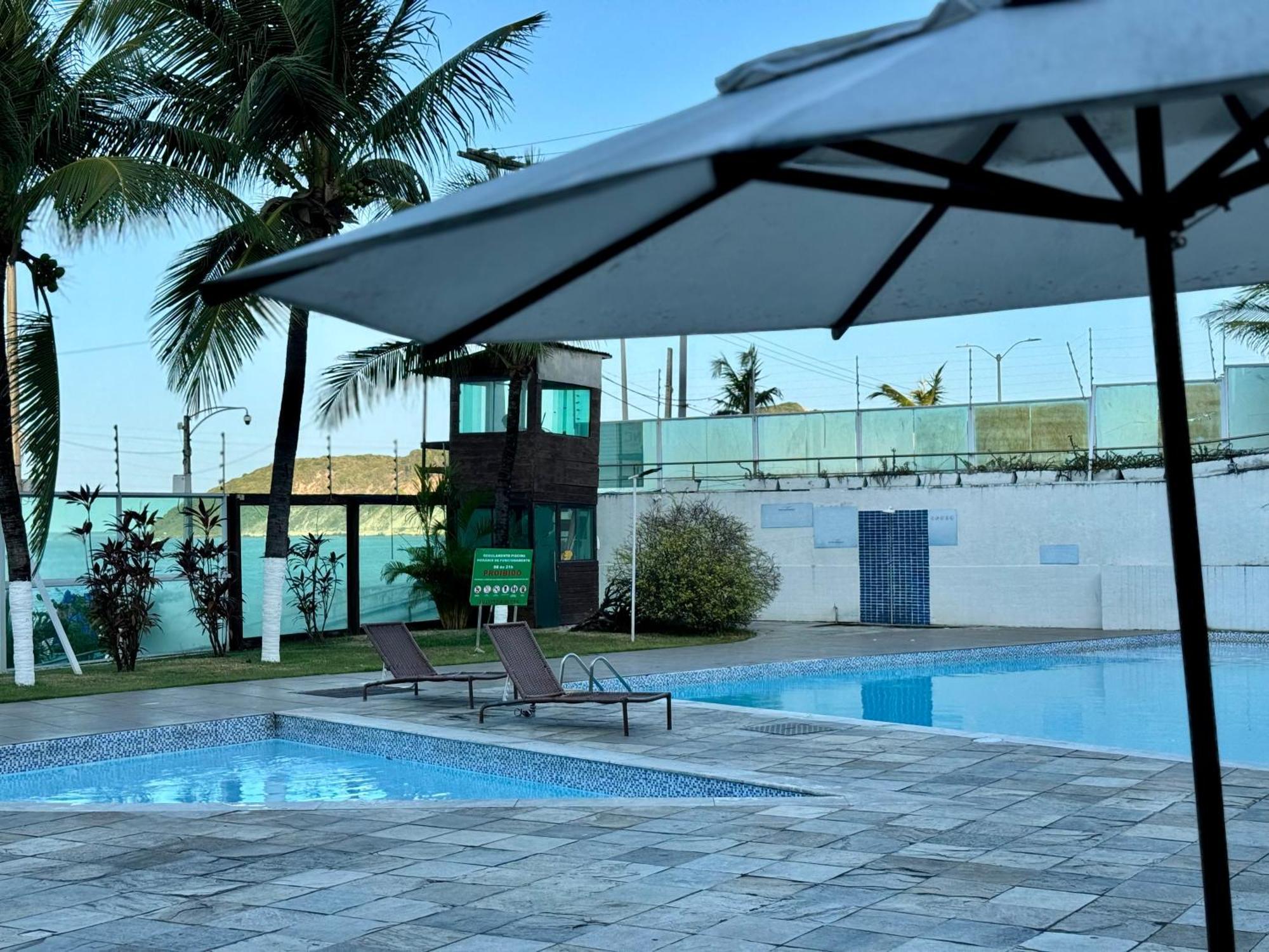 Edy Hospedagens Beira-Mar Flat 310 Com Vista Para O Morro Do Careca, Piscina E Localizacao Privilegiada Natal Luaran gambar