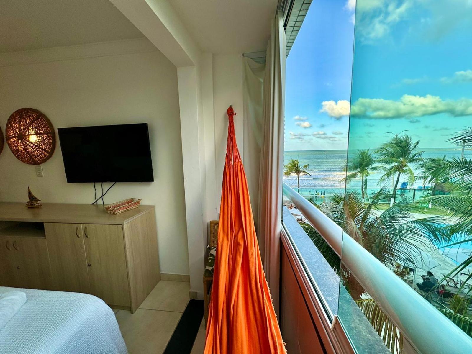 Edy Hospedagens Beira-Mar Flat 310 Com Vista Para O Morro Do Careca, Piscina E Localizacao Privilegiada Natal Luaran gambar