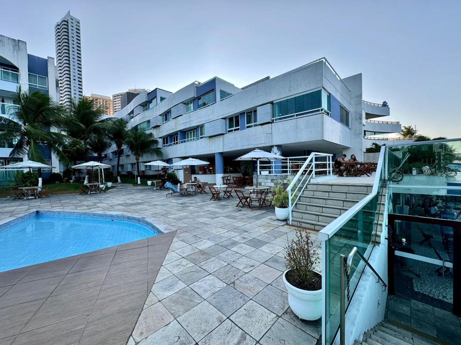 Edy Hospedagens Beira-Mar Flat 310 Com Vista Para O Morro Do Careca, Piscina E Localizacao Privilegiada Natal Luaran gambar