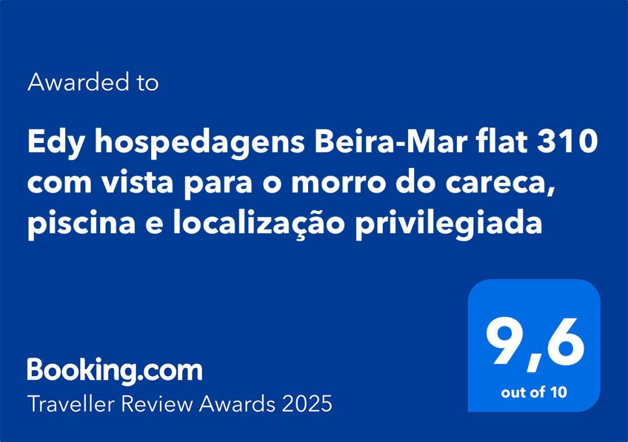 Edy Hospedagens Beira-Mar Flat 310 Com Vista Para O Morro Do Careca, Piscina E Localizacao Privilegiada Natal Luaran gambar